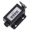 0-99999 5 Digit Mechanical Counter Rotary Knob Resettable Manual Hand