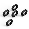 Jam Nut 1/2x28,5/8x24 Steel Black 5 Pack (1/2x28)