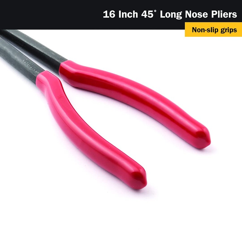 Titan 60782 16-Inch 45-Degree Long Nose Pliers