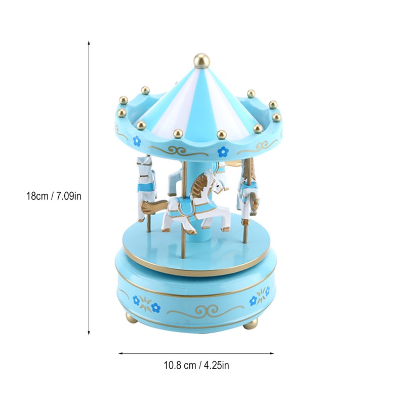 Merry GO Round Music Box Carousel Gift Christmas Wedding Birthday