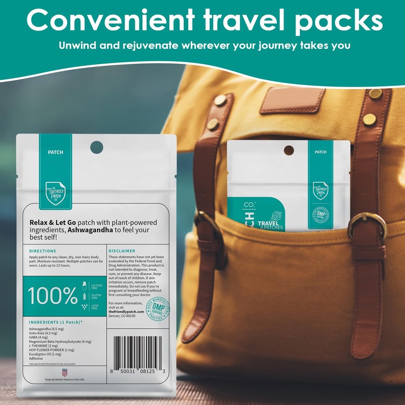 The Friendly Patch - Relax & Let Go with Ashwagandha,