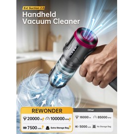 Cordless Car Vacuum Cleaner & Blower Portable Handheld Mini Vac High Power