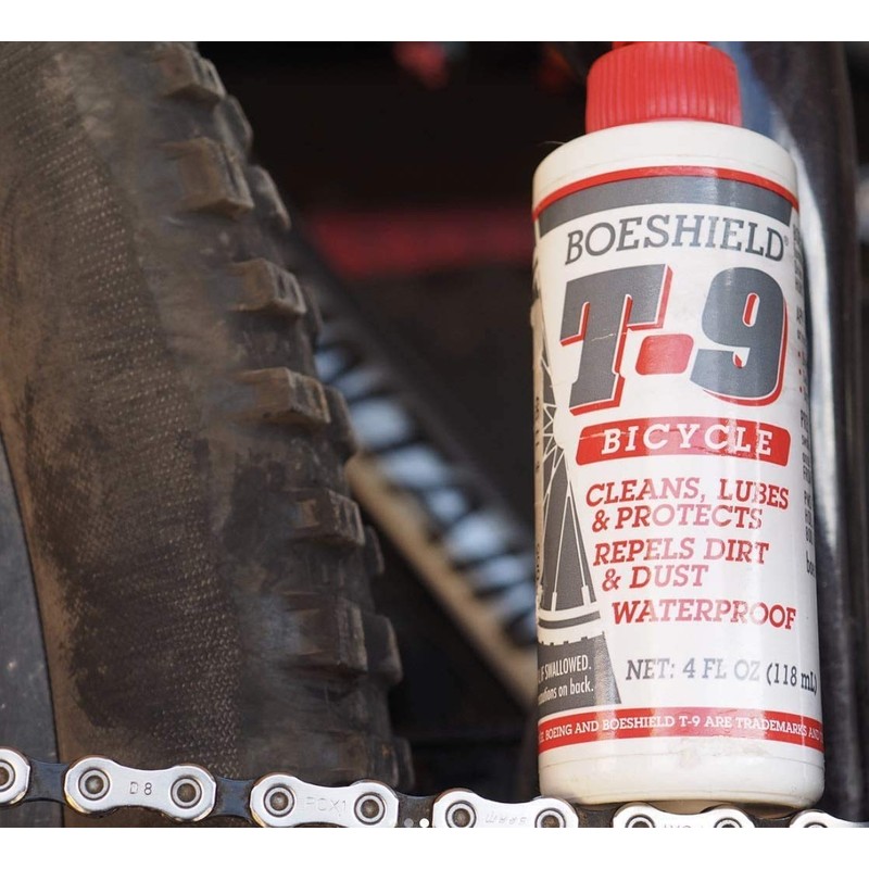 Boeshield T-9 Bicycle Chain Waterproof Lubricant and Rust Protection, 4
