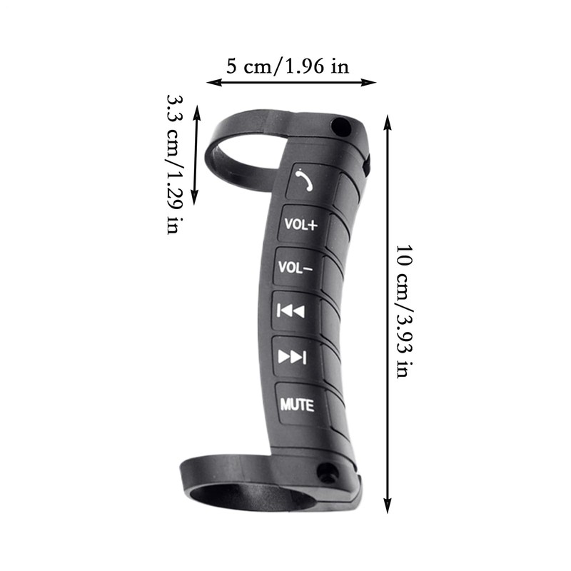 Car Steering Wheel Remote Control - Wireless Button Remote for