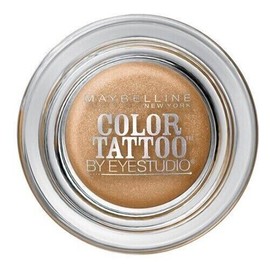 Maybelline Eye Studio Color Tattoo Metal 24HR Cream Gel Eyeshadow, 45 Bold Gold