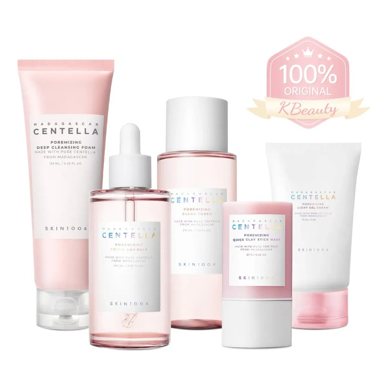 Skin1004 Centella Madagascar Set Reductor De Poros 5 Pzs