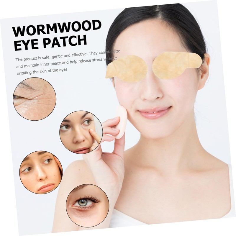 Baluue Natural Wormwood Eye Patch 40pcs Moxibustion Stickers for Eye