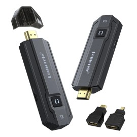 Lemorele Hdmi 5g Transmisor Inalámbrico Y Receptor 2 En1-50m