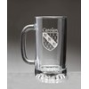Carolan Irish Coat of Arms Glass Beer Mug (Sand Etched)