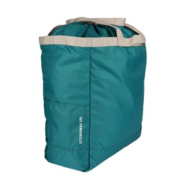 Eddie Bauer Unisex's Stowaway Packable Tote Bag | Lightweight | Compact | Cinch Closure | Ripstop Nylon | 25l Capacity, Deep Sea, One Size