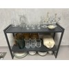 Urhomey plus 2 Tier Expandable Cabinet Shelf Organizer 14.5-25" L
