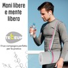 TECEUM Cintura Premium per Tappetino Yoga in Morbido Cotone Universale