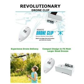 FISH FUN CO. RC BOAT Fishing Drone Release_Transmitter Included_Fits Any Drone USA Shipping