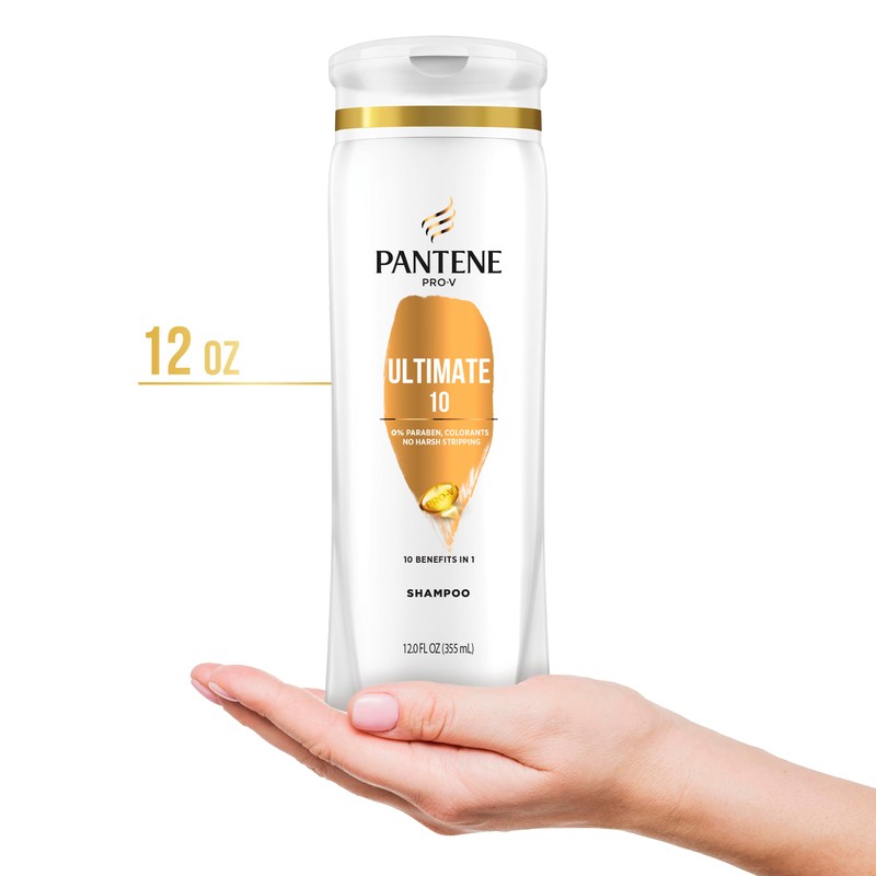 PANTENE PRO-V Ultimate 10 Shampoo, 12oz/355mL