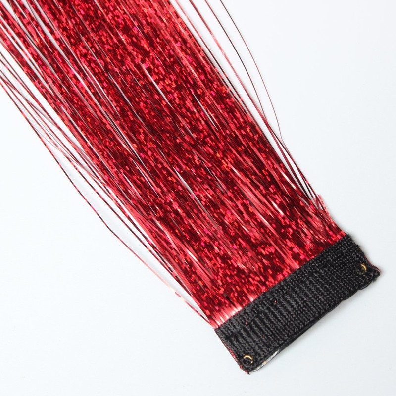 Justfox Clip Extensions Glitter Tinsel