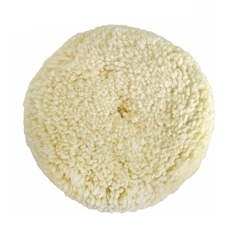 2pcs Polishing Pads Natural Wool Buffing Pad Kit Polishing Disk