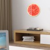 Watermelon Pattern Acrylic Office Home Room Wall Hanging Round Clock