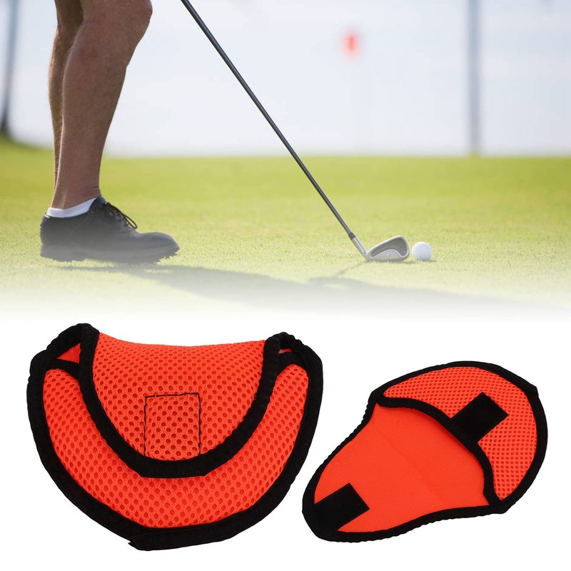 Mallet Putter Protector Bag, Woven Head Cover Protector Bag Durable