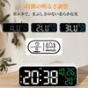 Digital LED Clock Bedroom Alarm Clock Desk Clock Dimmable Time