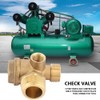 Air Compressor Check Valve, 3 Way Brass Air Compressor Male