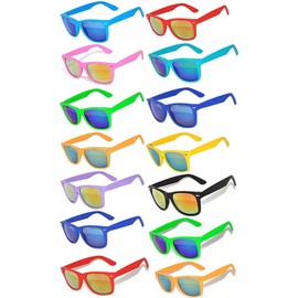 Wholesale Colored Mirrored and Smoke Lens Sunglasses 14 pairs OWL.