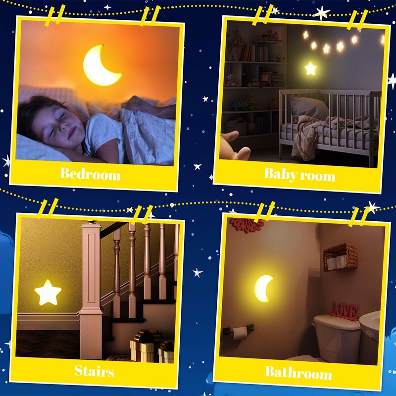 Mudder 2 Pack Night Light Plug into Wall Soft LED
