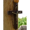 Super and holy big mix Beads sanctified Rosario Natural wood