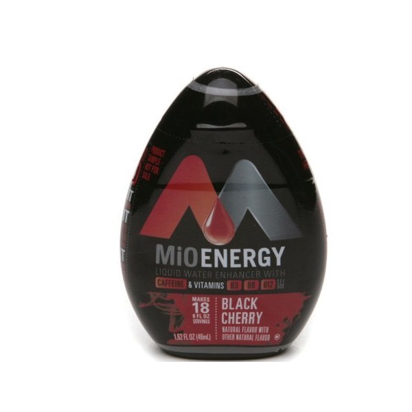Mio Energy Liquid Water Enhancer, Black Cherry, 1.62 OZ, 3-Pack