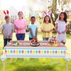 SSuirk 2-Pack Easter Eggs Tablecloths - 54x108 Inch Disposable Plastic