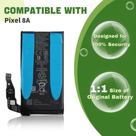 SWARK New G07DF Rechargeable Battery Compatible with Pixel 8A with Upgraded Repair Tools Kit