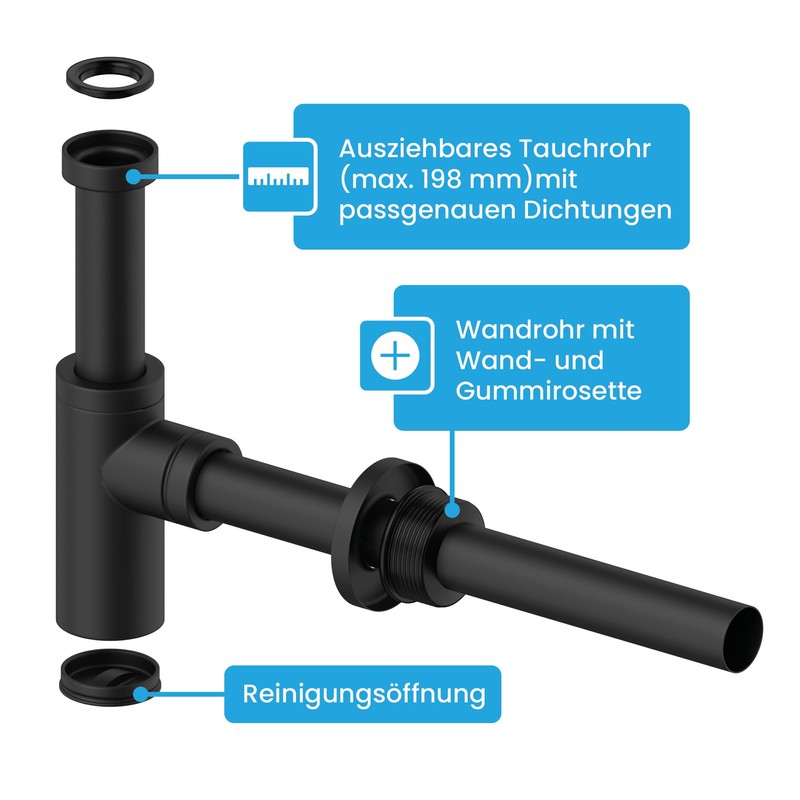 Premium Design Siphon for Washbasin