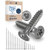 Torx Stainless Steel Screws, Wood Screws 5x40, V2A Stainless Steel,