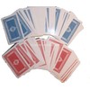 4x Rummy Playing Cards ROMMES Piel 55 Sheets Each