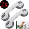 Unbranded 2Pcs Safety Shower Grip Handle Suction Cup Grab Bar