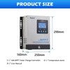 Ampinvt 40A MPPT Solar Charge Controller 12V 24V 36V 48V