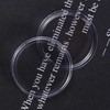 Hicarer 25mm Coin Holder Capsules Clear Round Plastic Coin Container