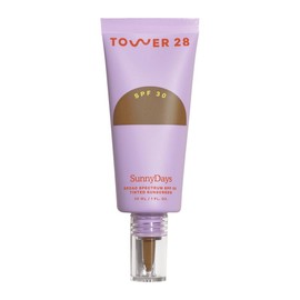 Tower 28 SunnyDays SPF 30 Tinted Sunscreen + Foundation - For Sensitive Skin - Mineral Sunscreen, Broad Spectrum UVA/UVB Sun Protection:_50 Sunset