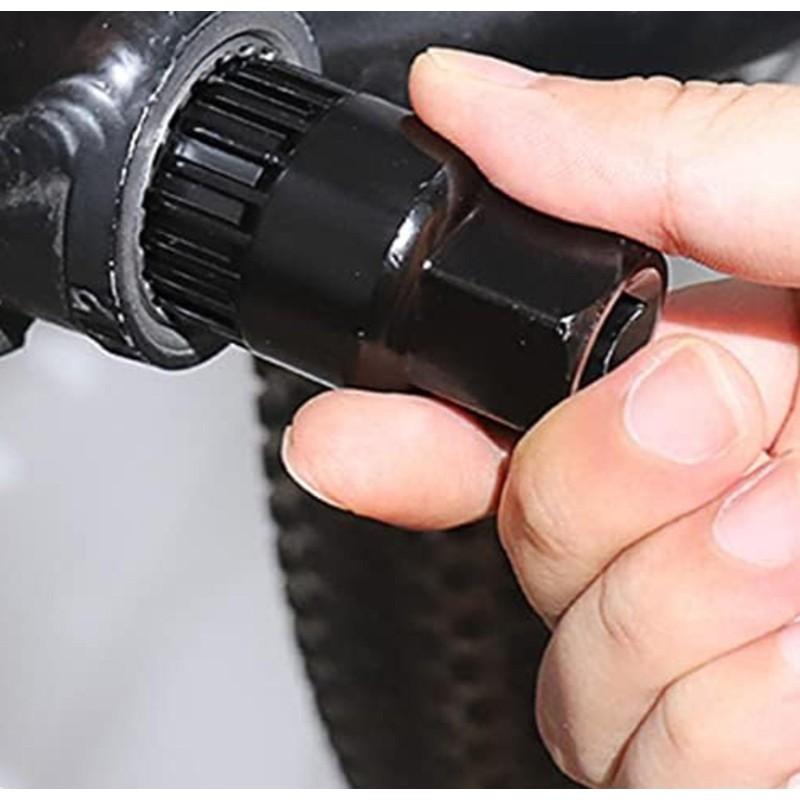 Yrlehoo Bicycle Bottom Bracket Remover, Tool Crank Puller Remover, 24mm
