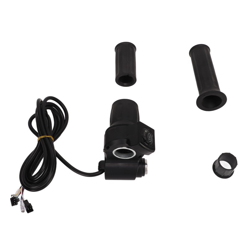 Electric Bike Throttle Grip 4 Lights Half Lock Speed Twist