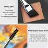 Ksvsonrvi 2PCS Eyebrow Brush, Professional Double-Ended Angled Eye Brow Brush