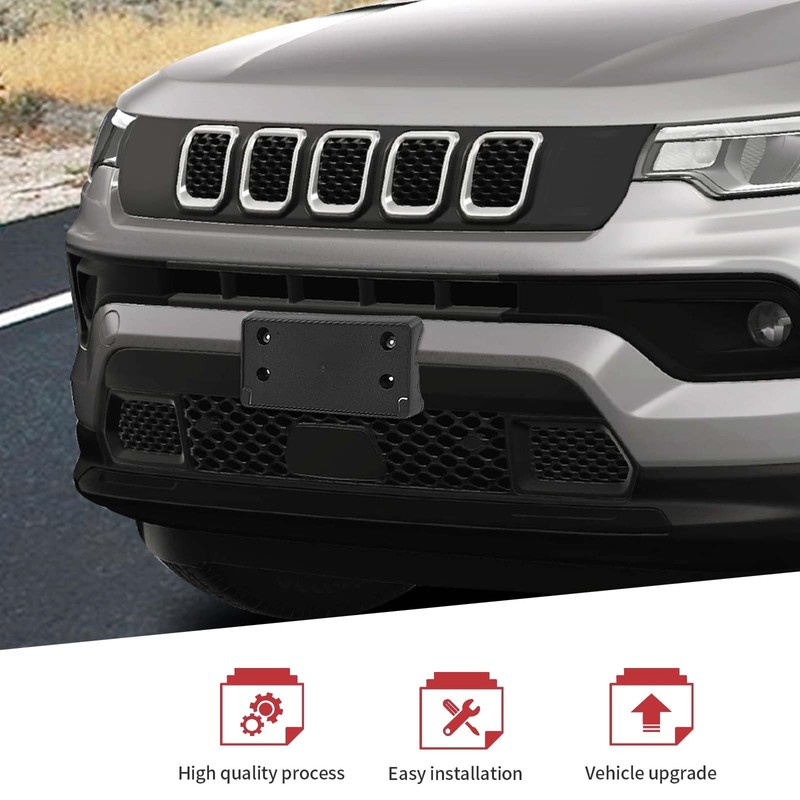 JeCar License Plate Frame Bracket Fit for 2022 2023 2024