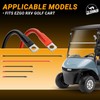 CLUBRALLY Golf Cart Battery Cables Power Wiring Kit, 2 Gauge