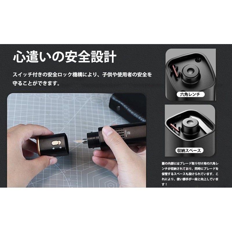 2in1超音波カッターみがく、35wのハンドヘルド超音波ナイフ、50枚の置き換えの刃およびOLEDディスプレイ、3D印刷されたモデルのための音波ナイフ、プラスチック、木、樹脂、ポリビニール、革