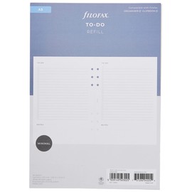 Filofax Inleg To-Do Refill - A5, 132863, wit