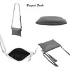 SH Leder Real Leather Shoulder Bag, Clutch Bag, Small Evening
