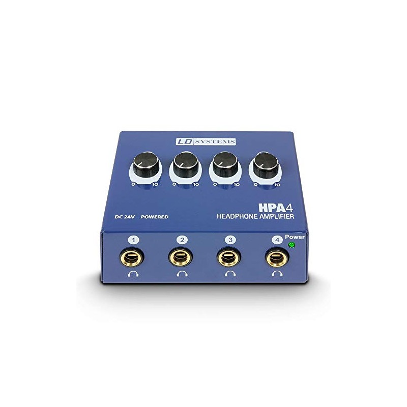 LD Systems HPA 4 4 Channels Headphone Amplifier
