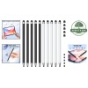 Stylus Pen for Touchscreen Aluminum Dual Rubber Tips Compatible Devices
