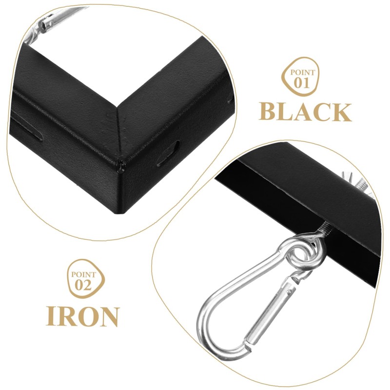 DOITOOL Sturdy Metal Projector Screen Bracket Wall Mount Bracket l