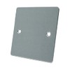 AET FSC1GBP Satin Chrome Flat Single Electrical Blanking Plate 1-Gang,