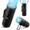 LUCYLANKER Ventilatore Portatile, 3-in-1 Ventilatore a Mano con Piastra Rinfrescante,